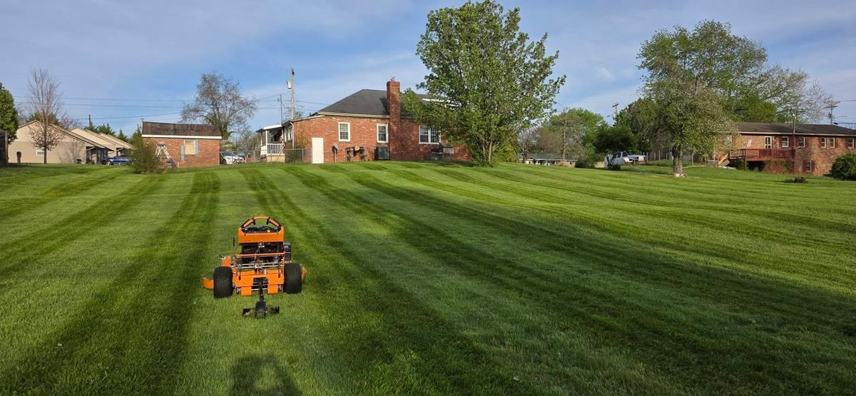Mowing for Townsend Land Management in Elizabethton, TN