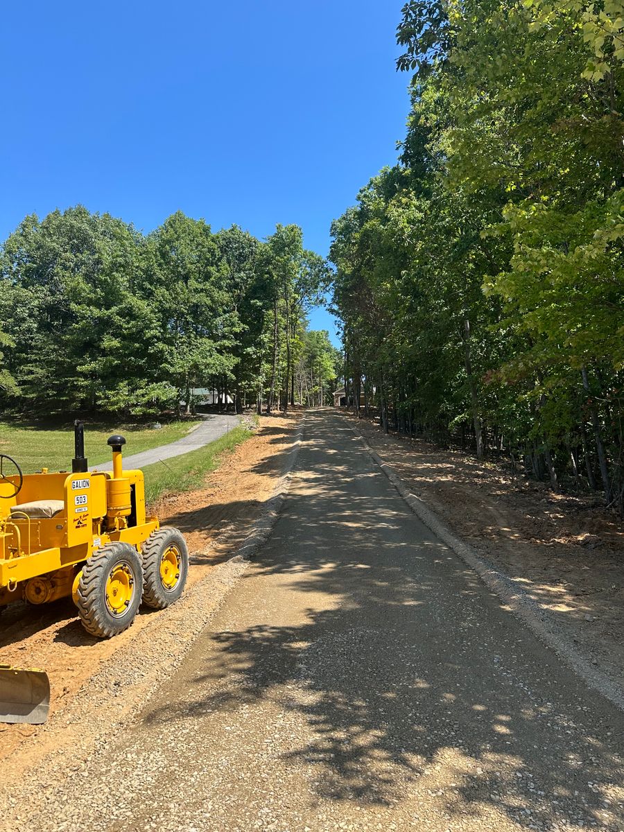 Grading for James R Carter Paving in Roanoke, VA