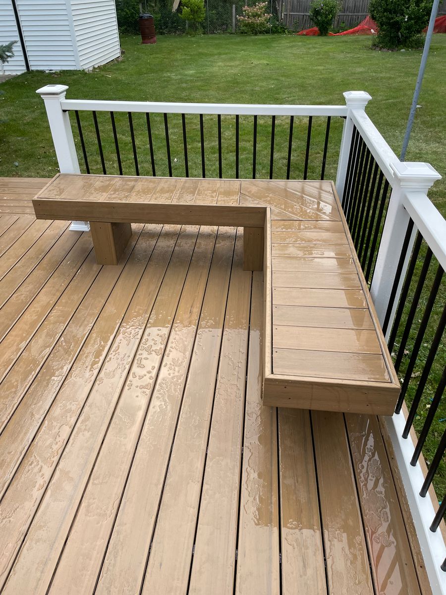 Deck Installation for Willson's Contracting in Davison, MI