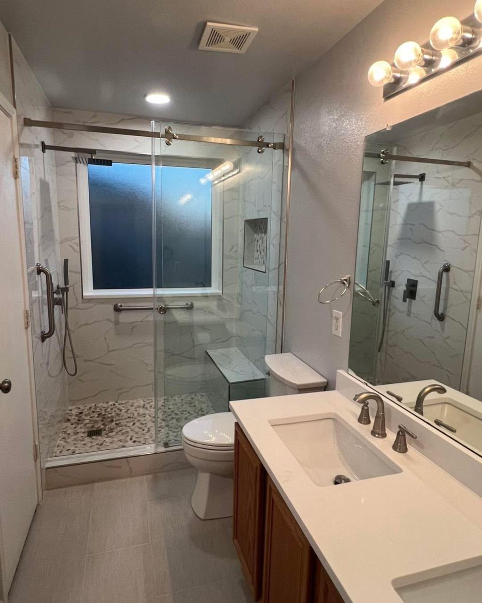 Bathroom Renovation for Git Er Done Home Remodeling in Wylie, TX