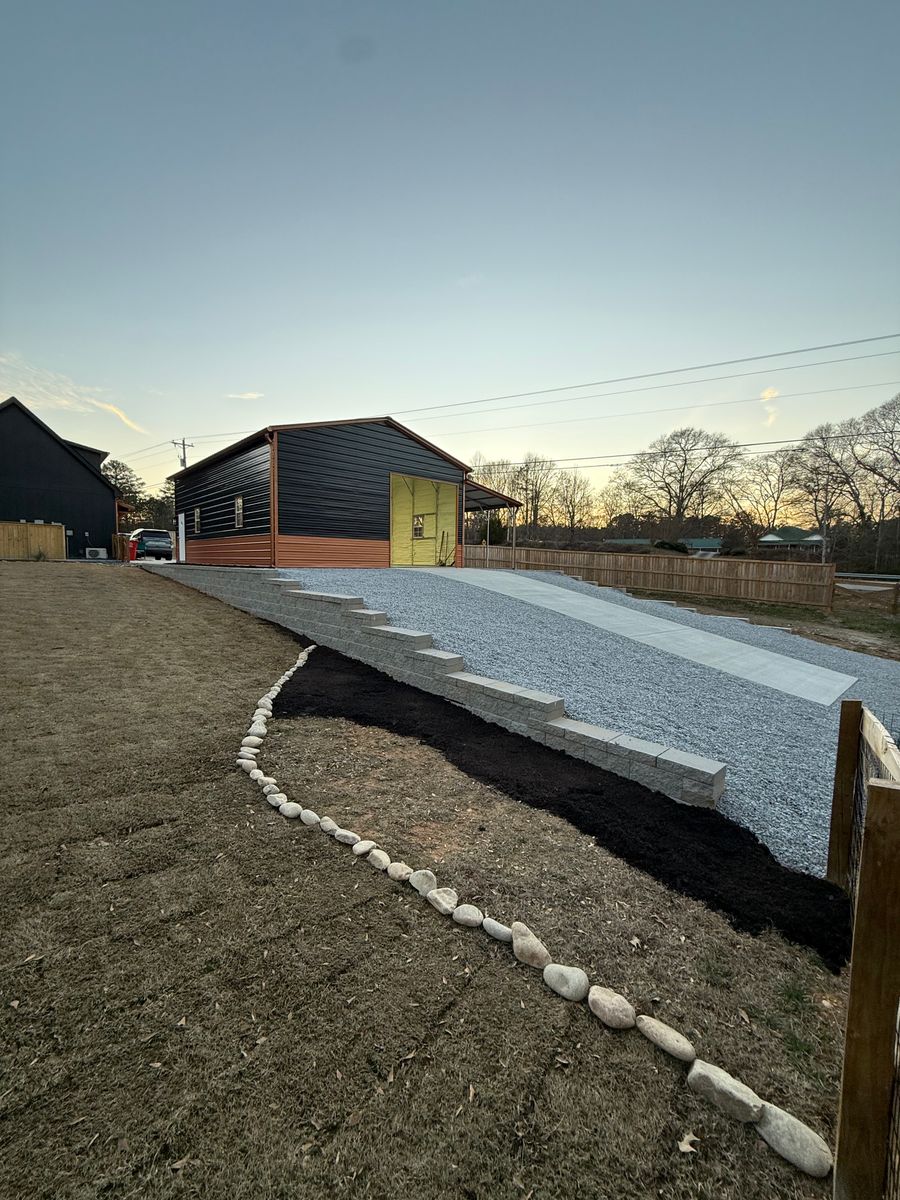 Driveway and Patios for 360 Grading and Concrete in Bremen, GA
