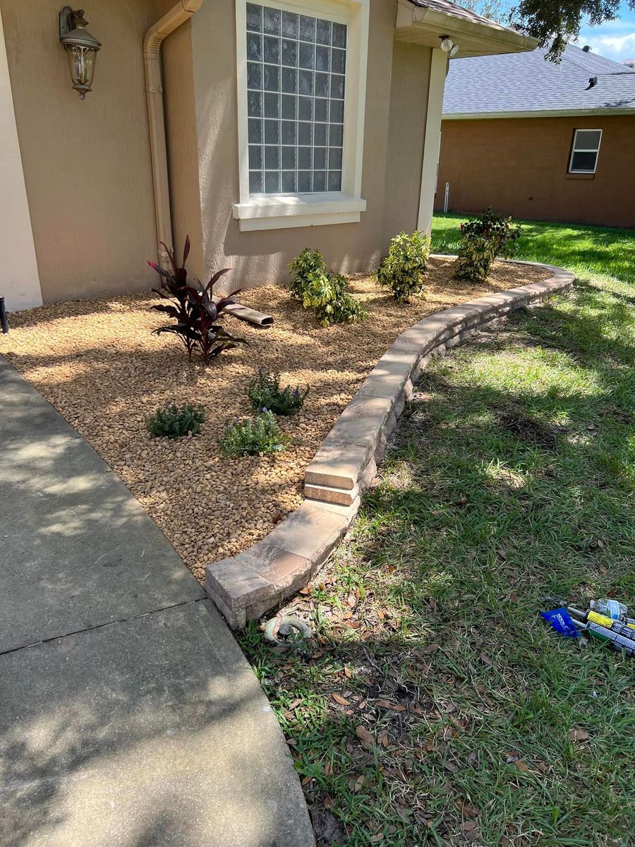 Hardscaping for R.B. & Company in Belleview, FL