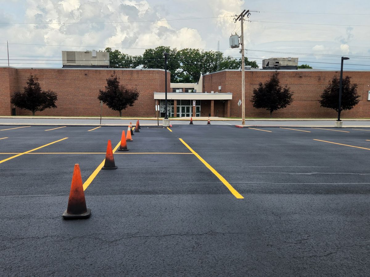 ADA Pavement Markings for Stripe A Lot in Knoxville, TN