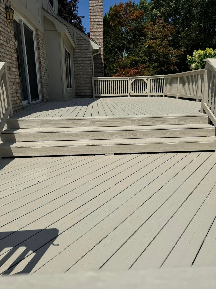 Deck Restoration for CDD Painting in Downtown Detroit,, MI