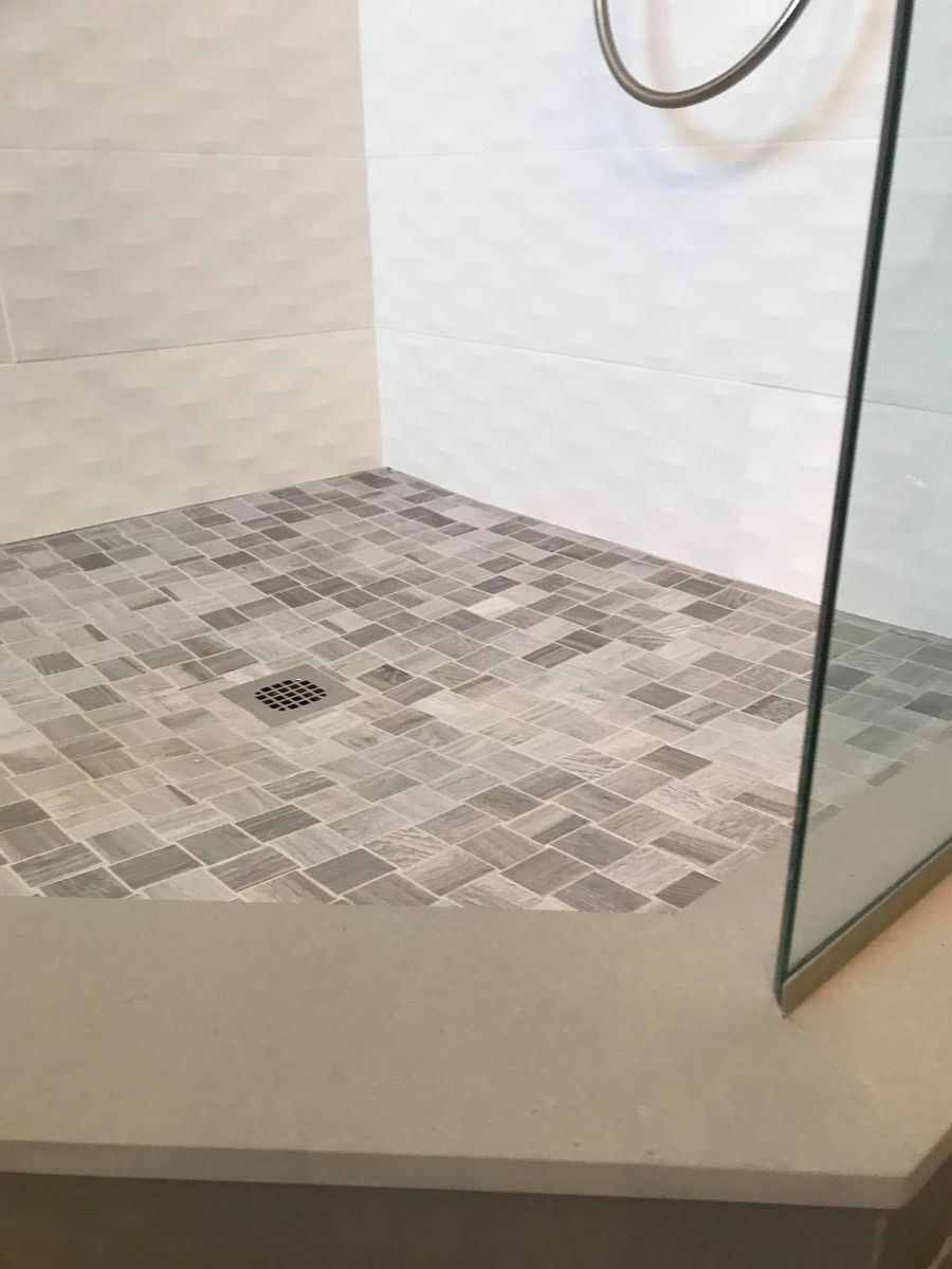 Tiling for J. Jensen Enterprises in Renton, WA