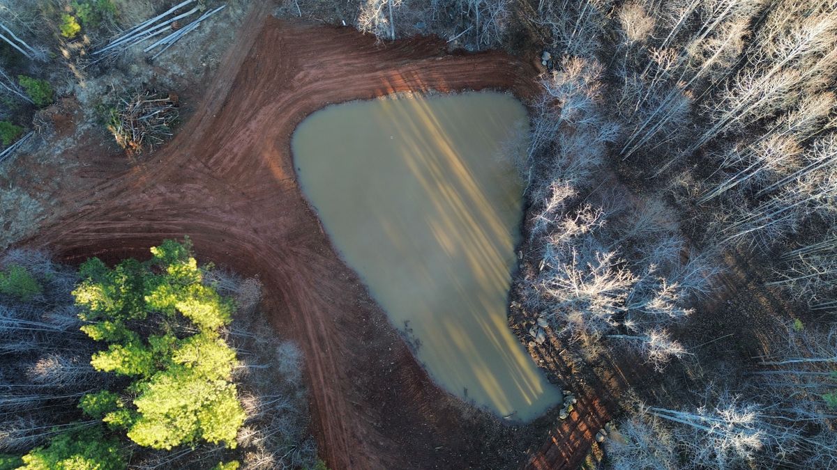 Ponds for Lanier Excavating LLC in Bedford County, VA