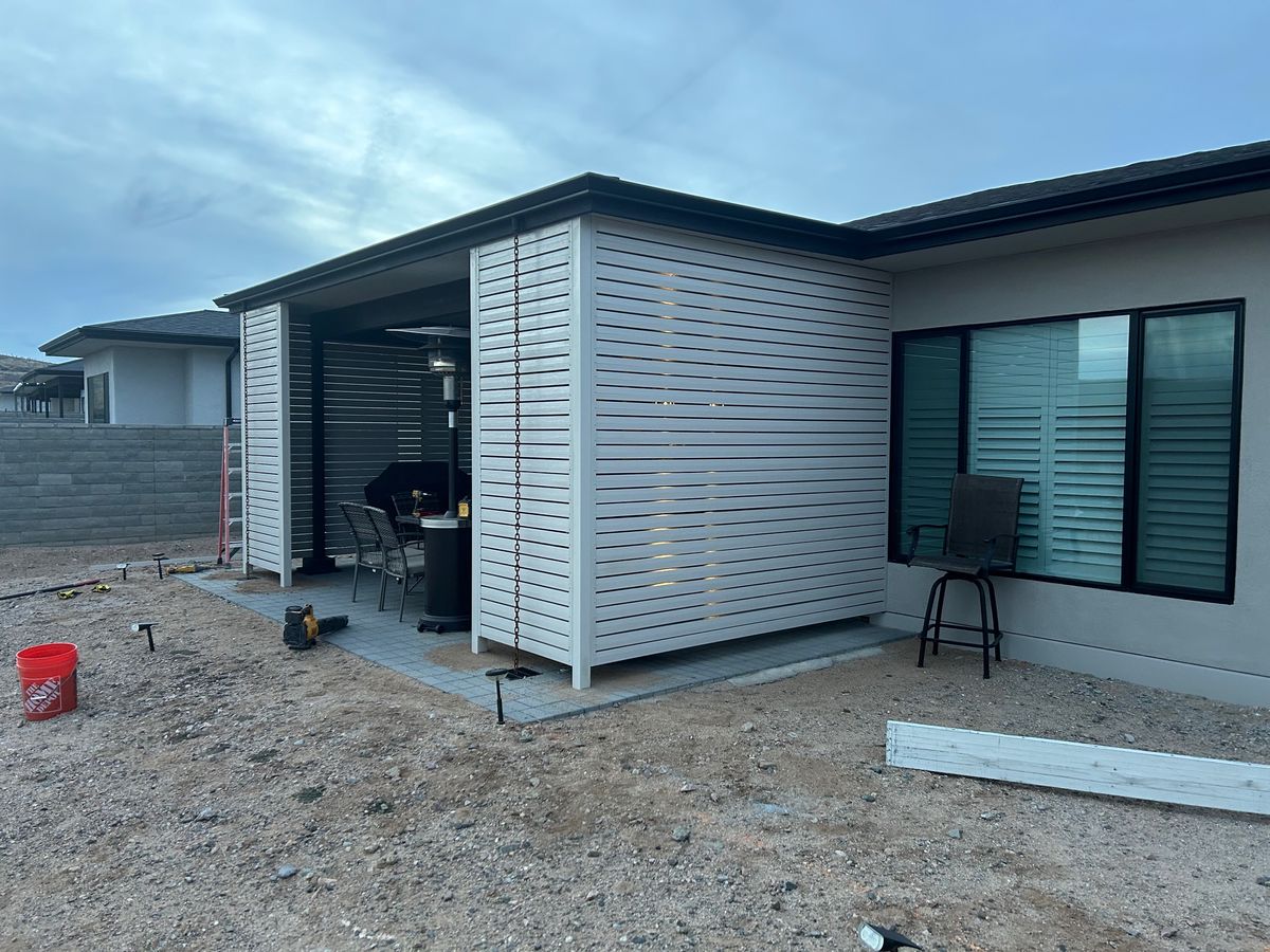 Privacy Walls for UpRight Awnings in Prescott Valley, AZ