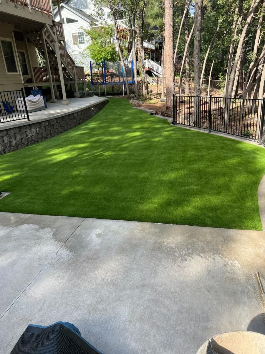Synthetic Grass for PLS Stone & Masonry in Flagstaff, AZ