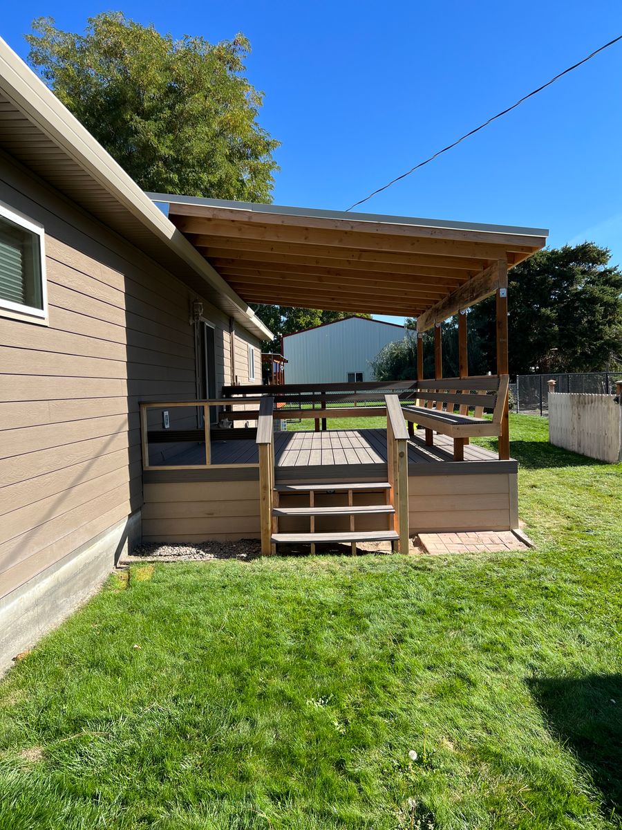 Deck & Patio Installation for Elk Creek Construction  in Stanfield, OR