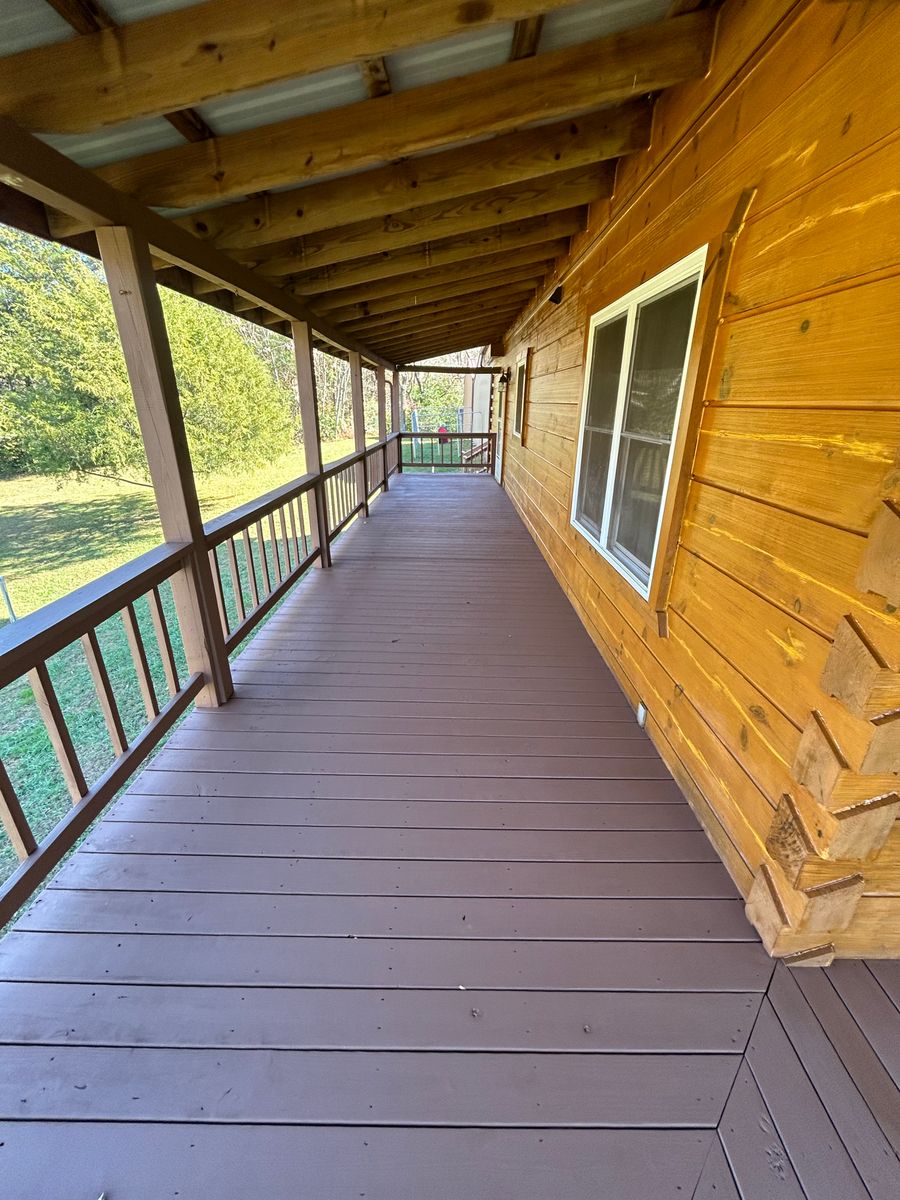 Log Home Staining for NXT Generation Painting in Cookeville, TN