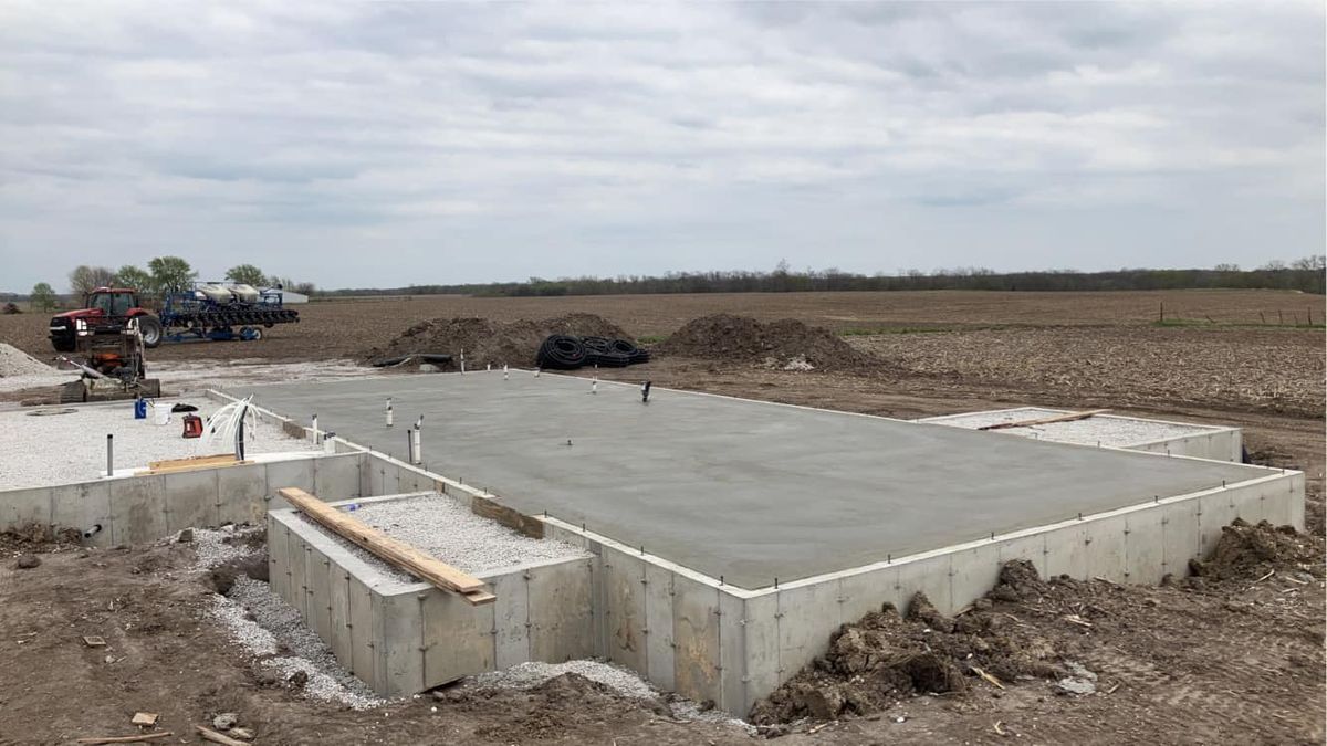 Commercial Work for Kruse Concrete Construction  in Donnellson, IA