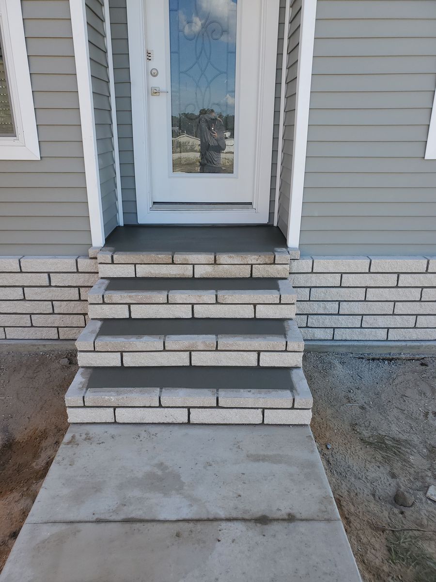 Stair Design & Installation for Clark Masonry in Lake County, FL