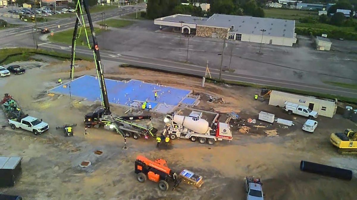 Boom Pumping for Williams Concrete Pumping in Knoxville, Tennessee