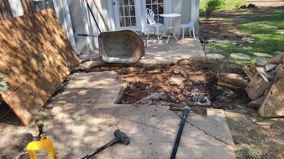 Concrete Repair for Huerta's Concrete Finishing in Pontotoc, MS