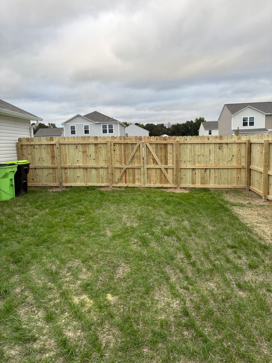 Fence Installation for TG Fencing LLC in Farmville, NC