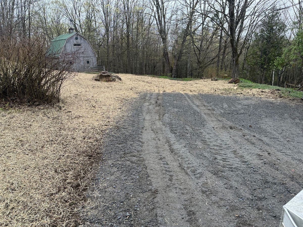 Property Grading for TBC Custom Trades in West Burke, VT