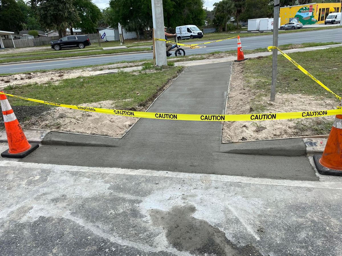 Sidewalks for Asphalt Management Group in Macclenny, FL