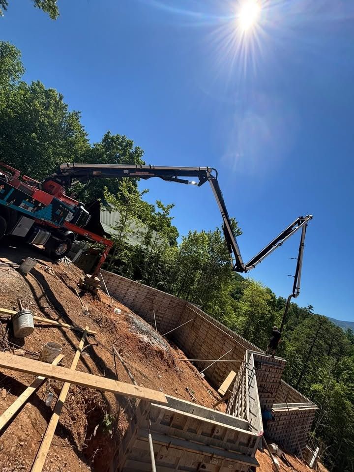 Aluminum formed walls for 865 Foundations in Knoxville, TN