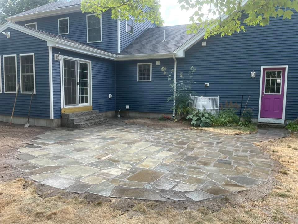 Custom Outdoor Spaces for Smythe’s Stonework & Masonry in Buxton, ME