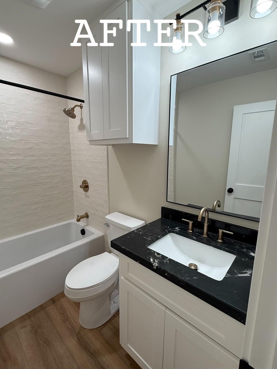 Bathroom Renovation for Maverick Construction & Design in Caldwell,, TX
