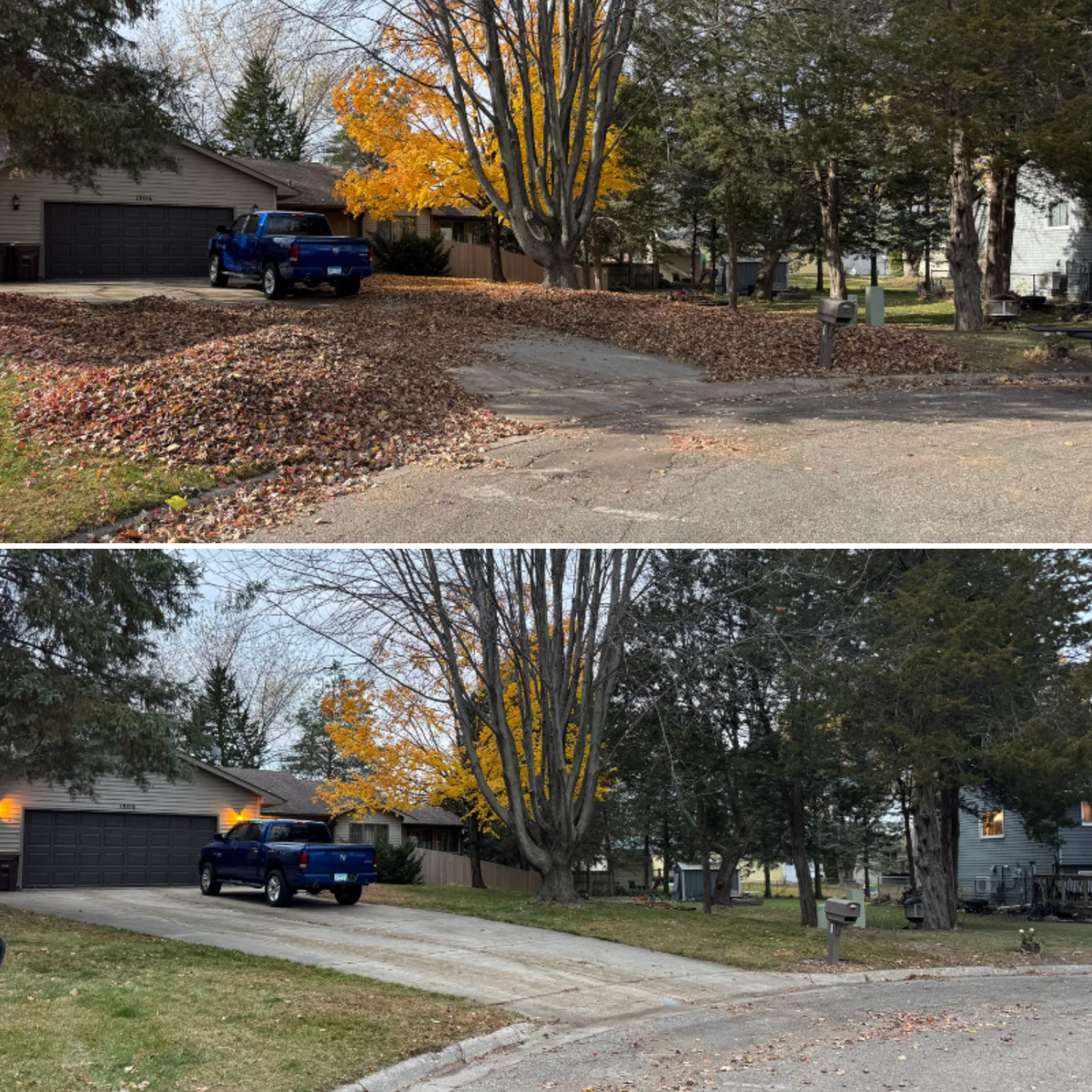Fall Clean Up for Bubba’s Seasonal Services in Buffalo, MN