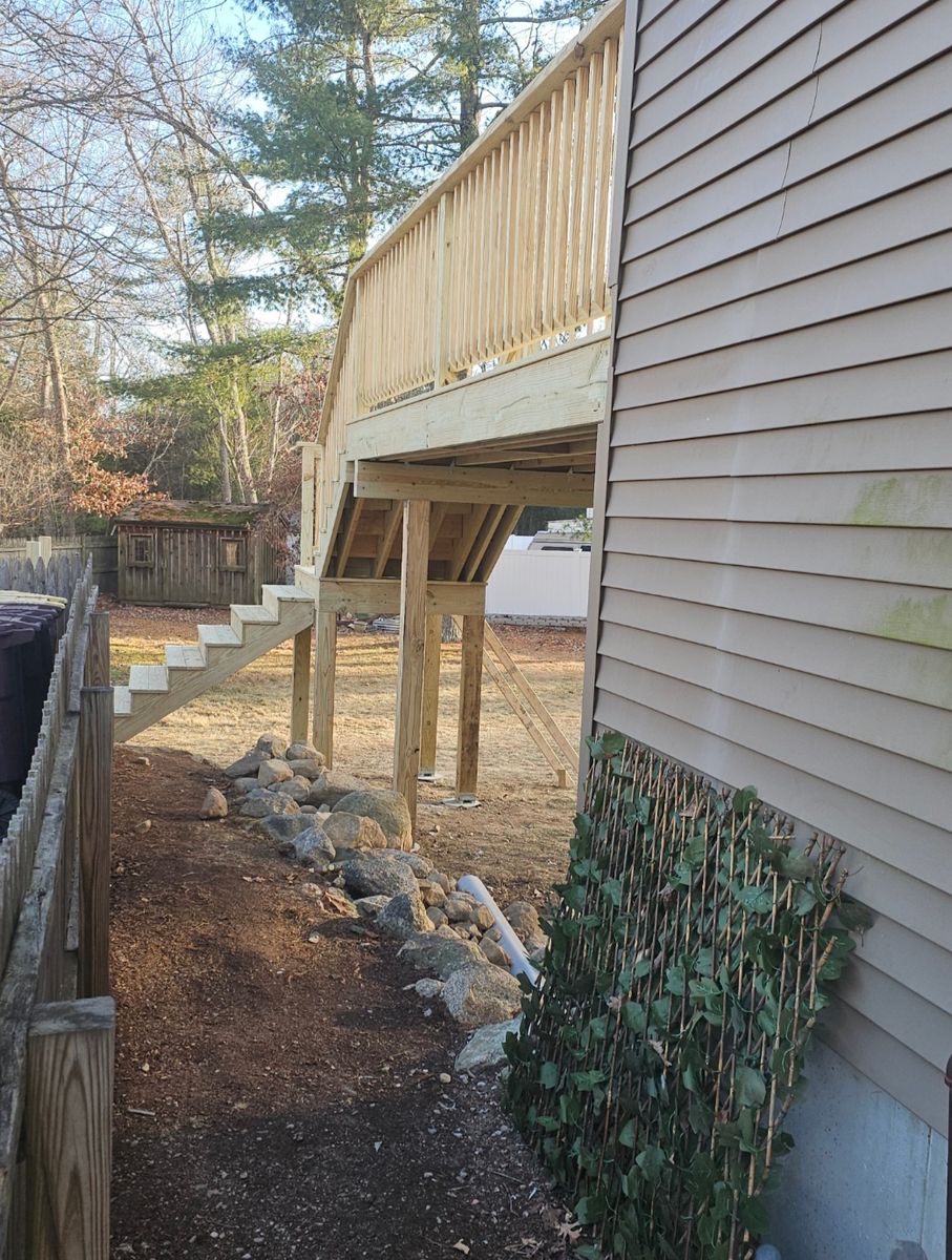 Deck Craftsmanship Services for South Coast Decks LLC in Mansfield, MA