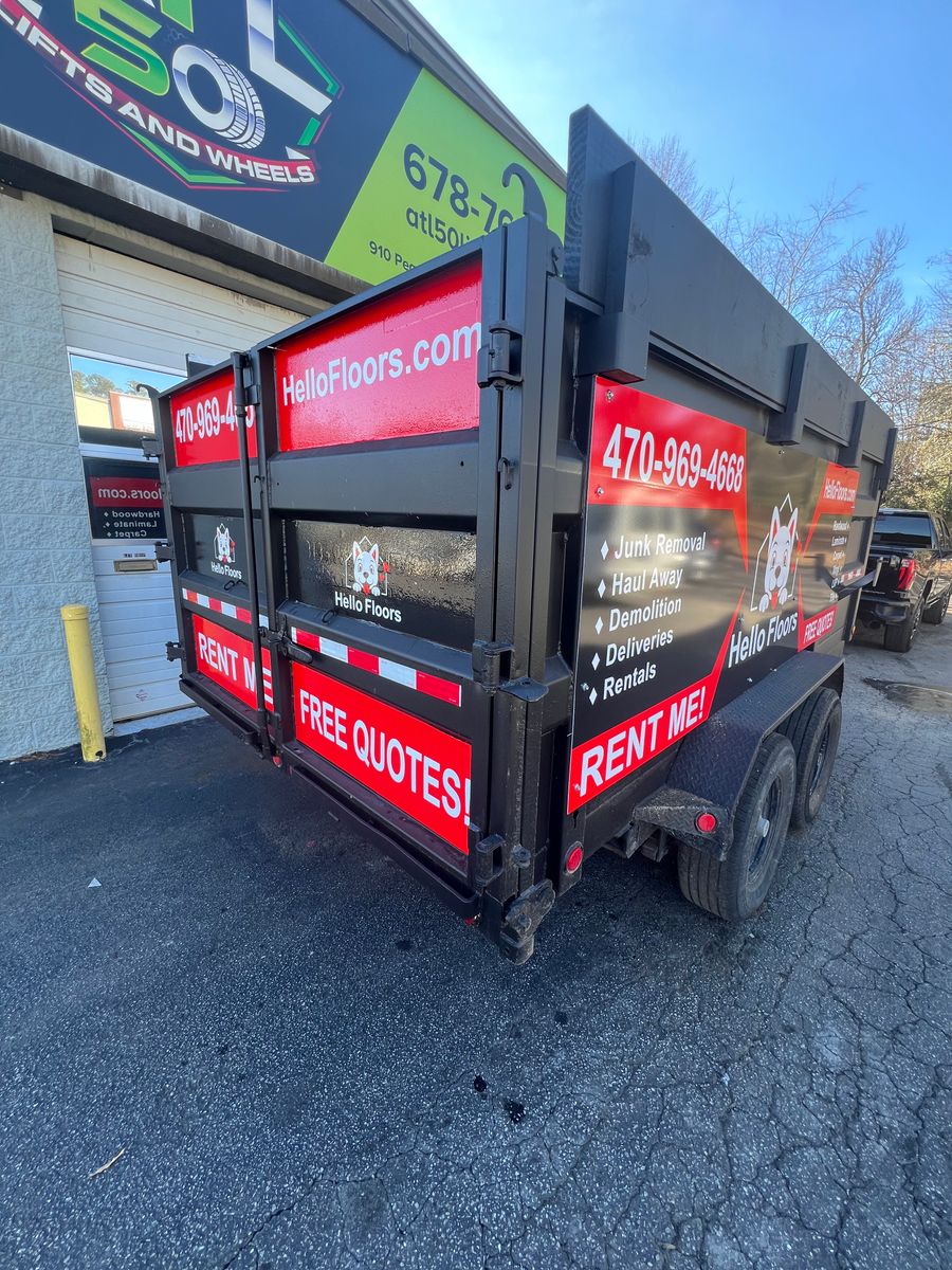 Dumpster Rentals for Hello Floors Atlanta in Columbus, GA