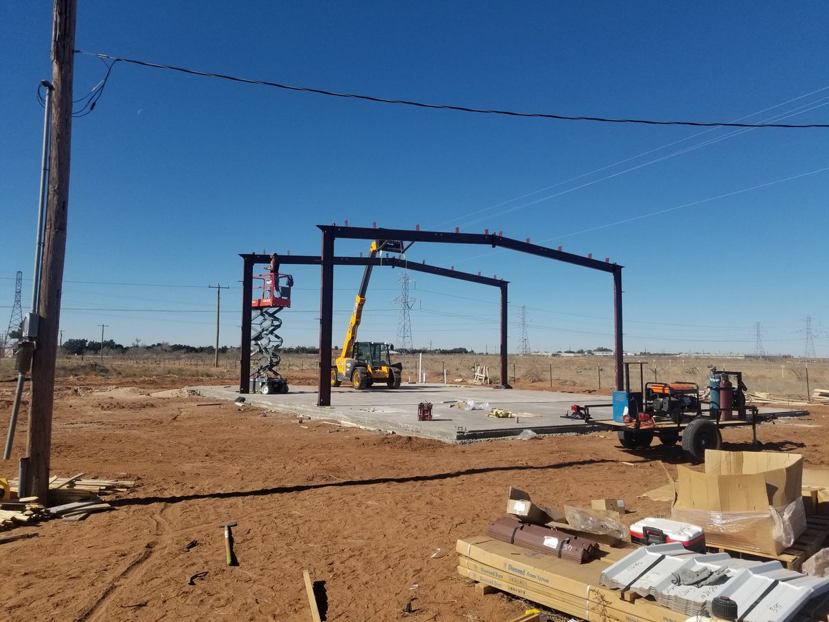 Framing for Shayne Prisk Construction in Midland, TX
