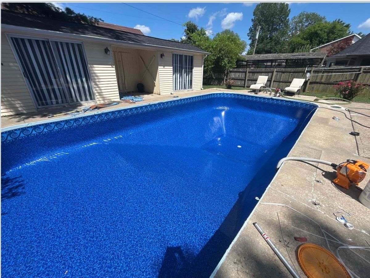 In Ground Pool Construction for CW Pool Care in Owensboro, KY