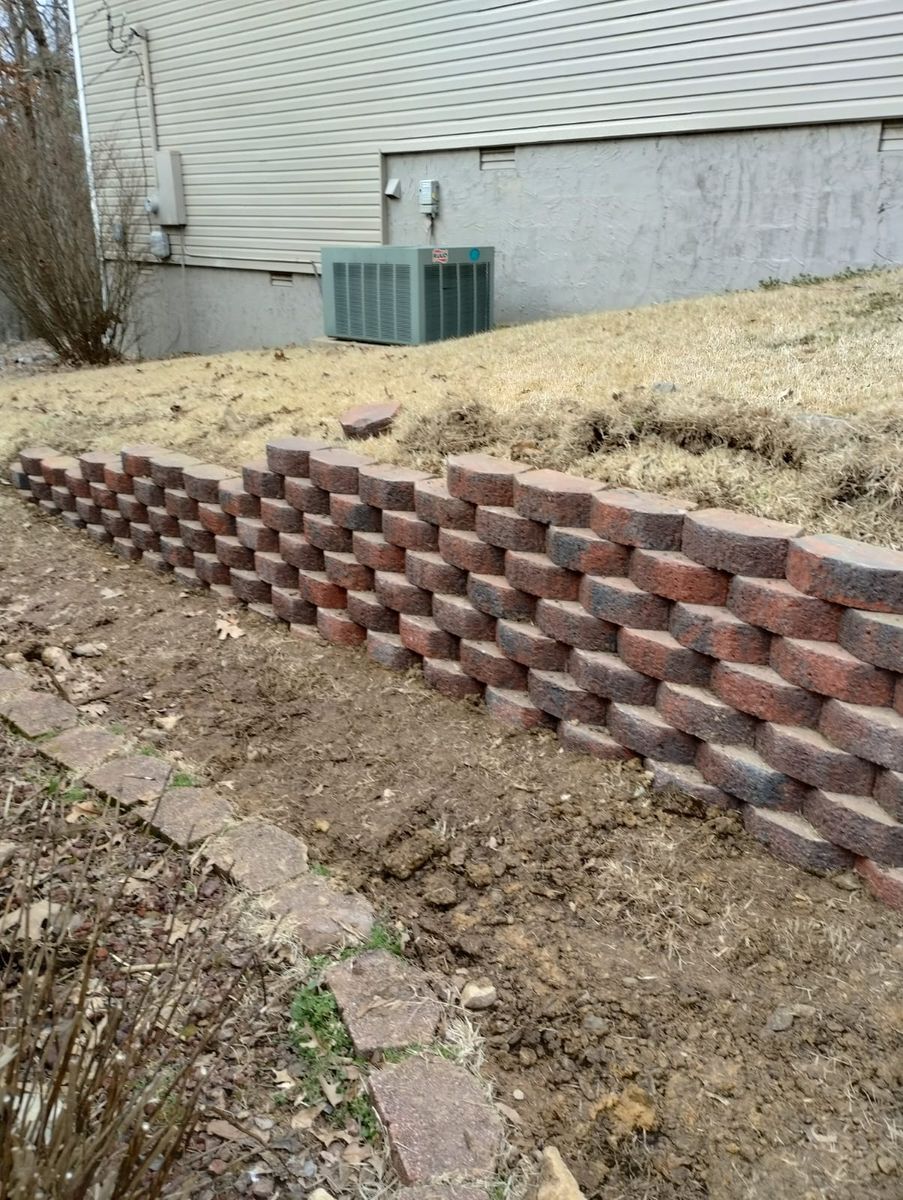 Patio Design & Construction for Mendoza landscaping and lawn care in England, AR