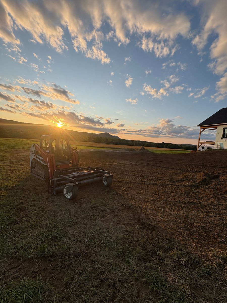 Grading Work for Sweetser Excavation LLC in Presque isle, ME