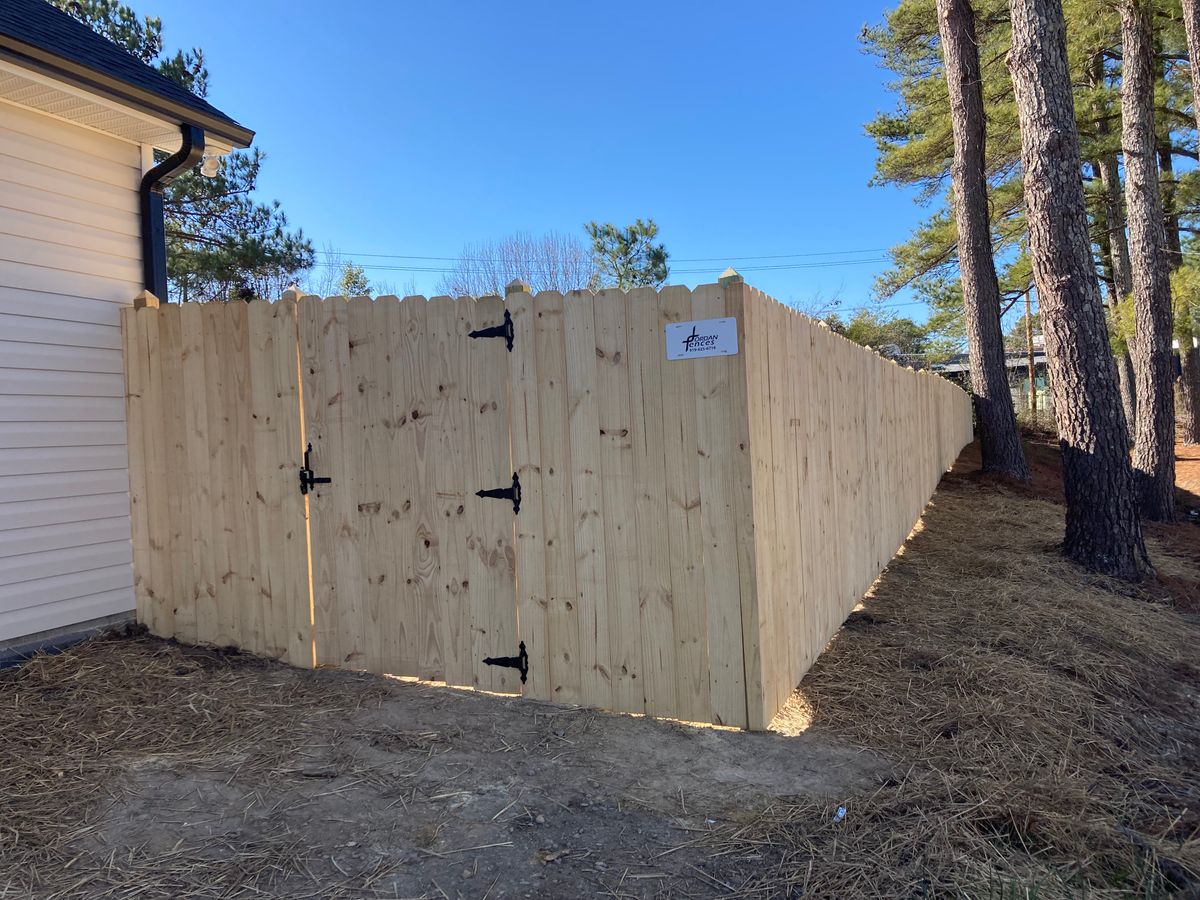 Wood Privacy Fence for Jordan Fences LLC in Clayton, North Carolina