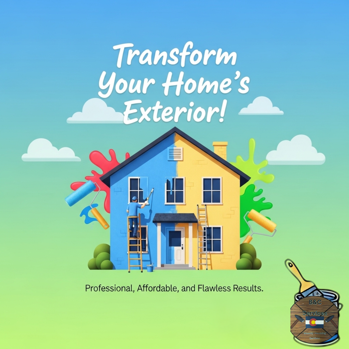 Exterior Painting for B&C Services in Canon City, CO