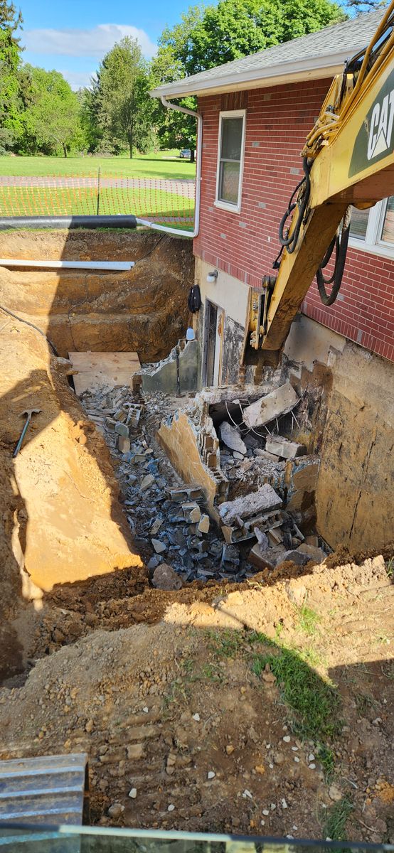 Foundation Excavation for Noreast Excavating in Warren, NJ