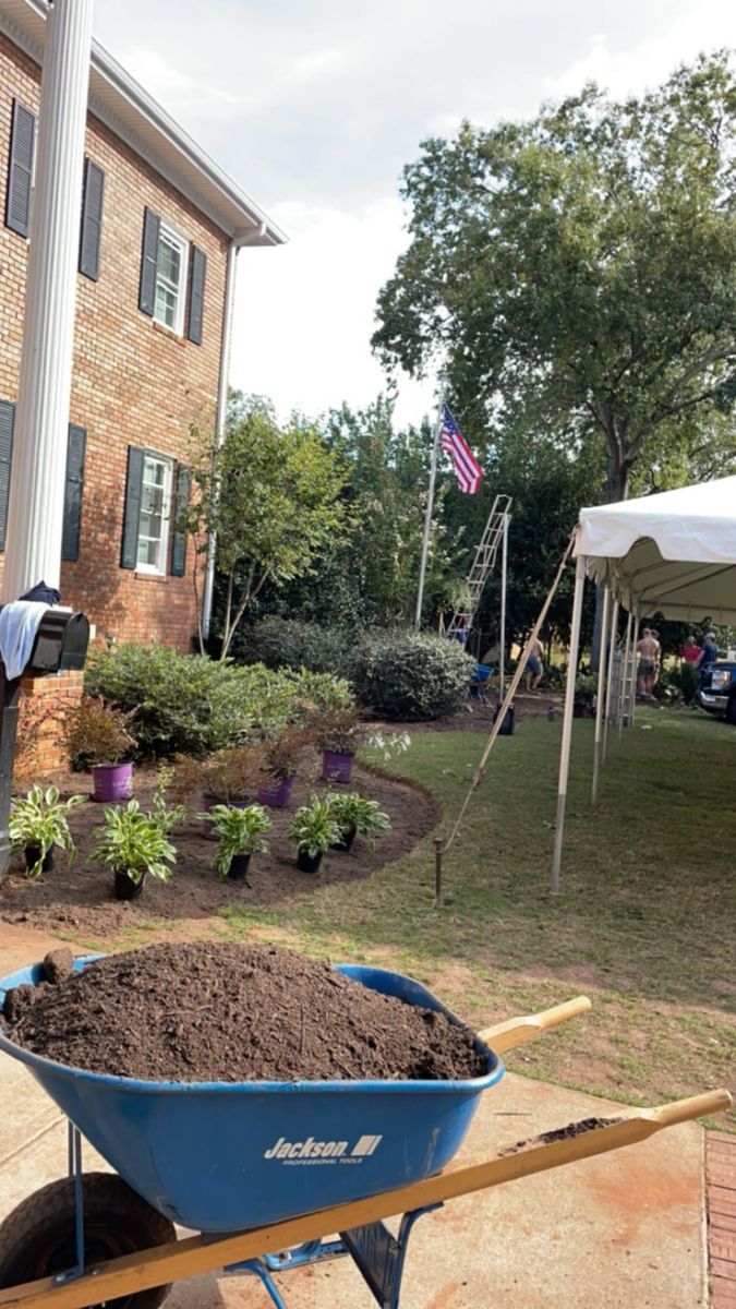 Landscape Installation for Peach State Landscaping in Hartwell, GA
