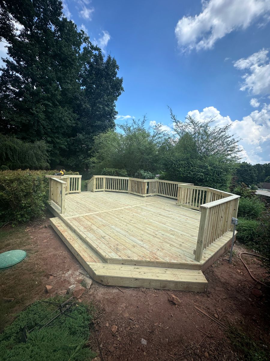 Fencing for JDP Construction Group in McDonough, GA