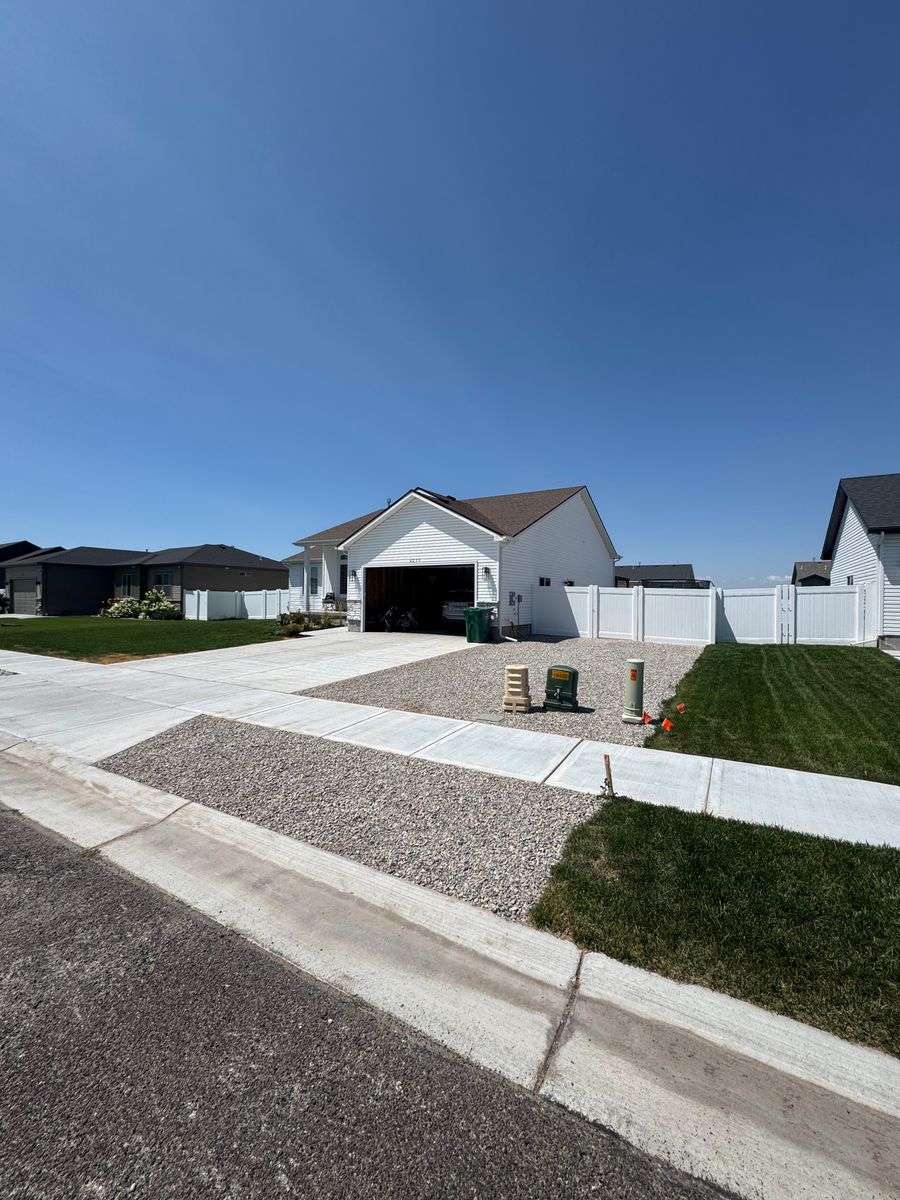 Leveling for Steed Trucking and Excavation in Rexburg, ID