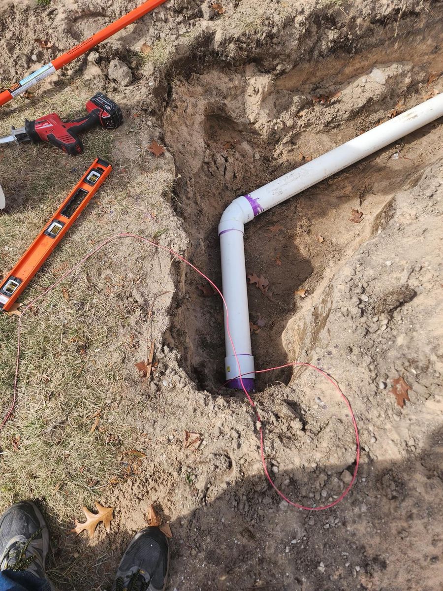 Water Lines for B.E. Kind Excavating in Oscoda, MI