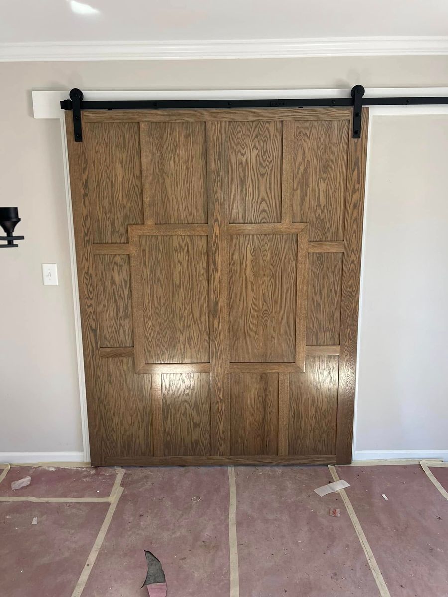 Cabinet Staining for Taylor Homes and Renovations in Columbia, TN