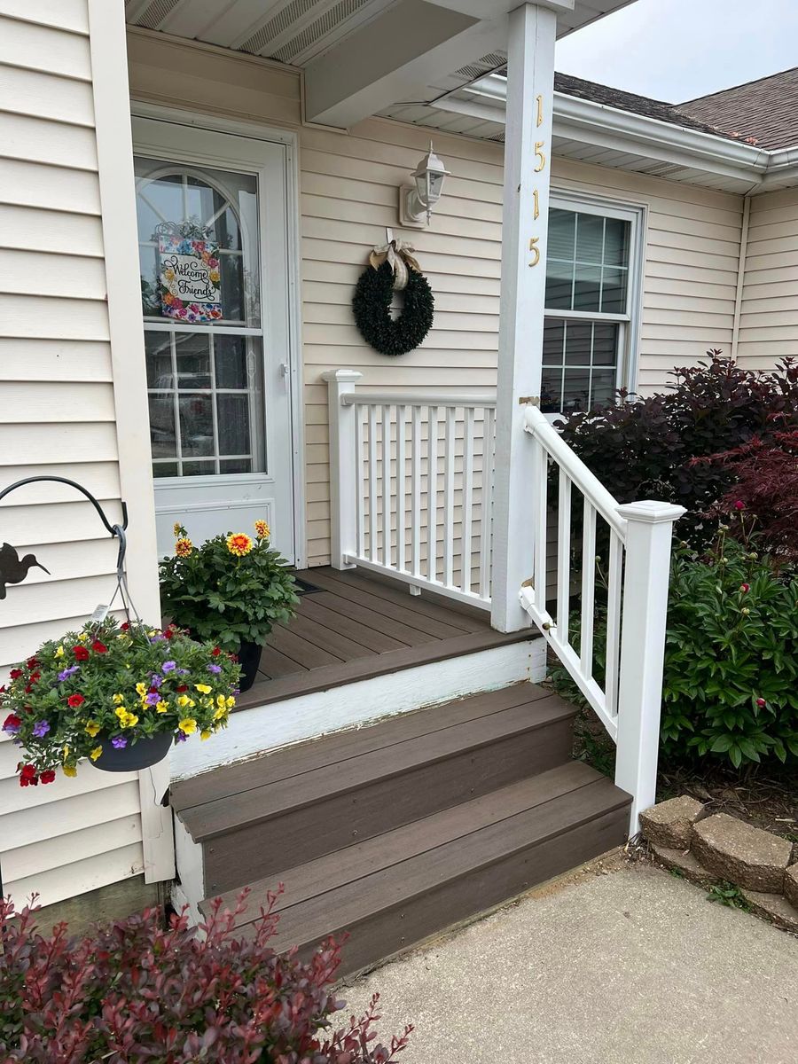 Deck & Patio Installation for Mapes Builders in Alma, MI