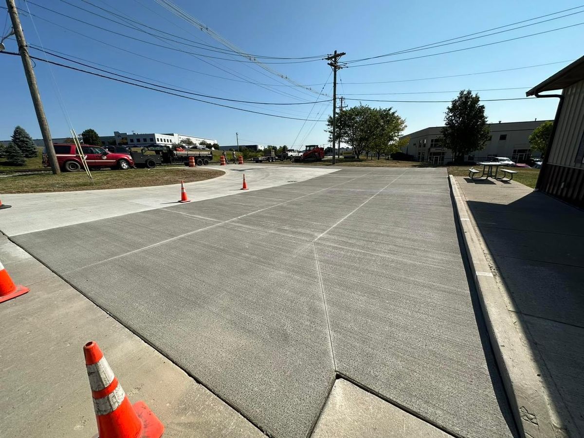 Concrete Slab Construction for Tanenbaum Services & Concrete in Florence, KY