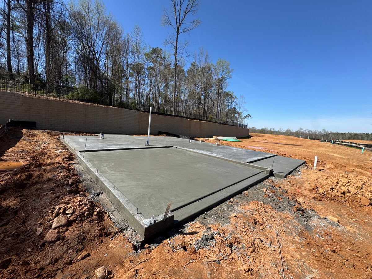 Concrete Slab Construction for CANALES CONSTRUCTION in Marietta, GA