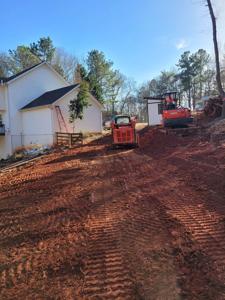 Foundation Digging for Bobcat Bob in Clermont, GA