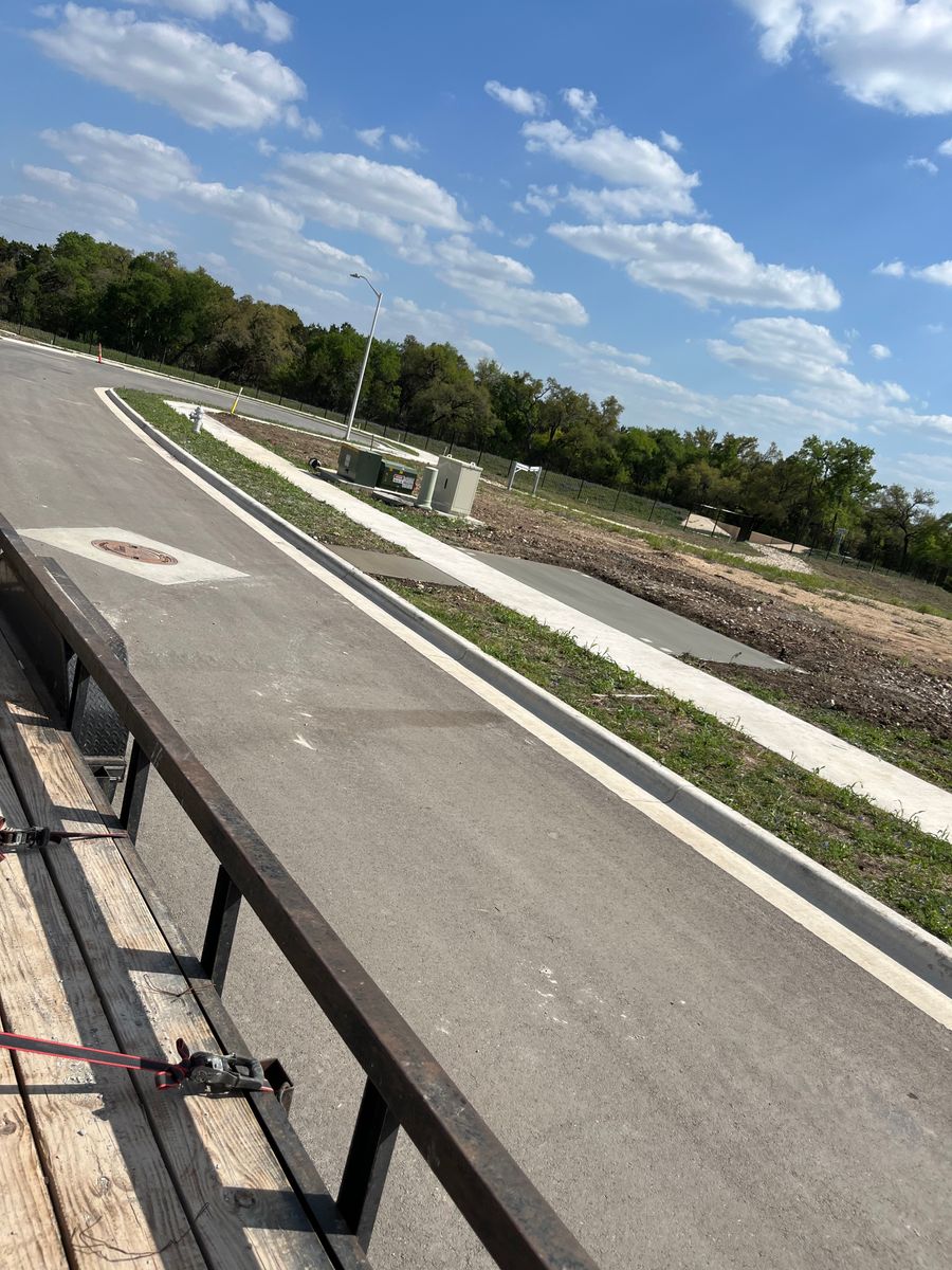 Sidewalk Installation for Leo's Concrete Crew in Elgin, TX
