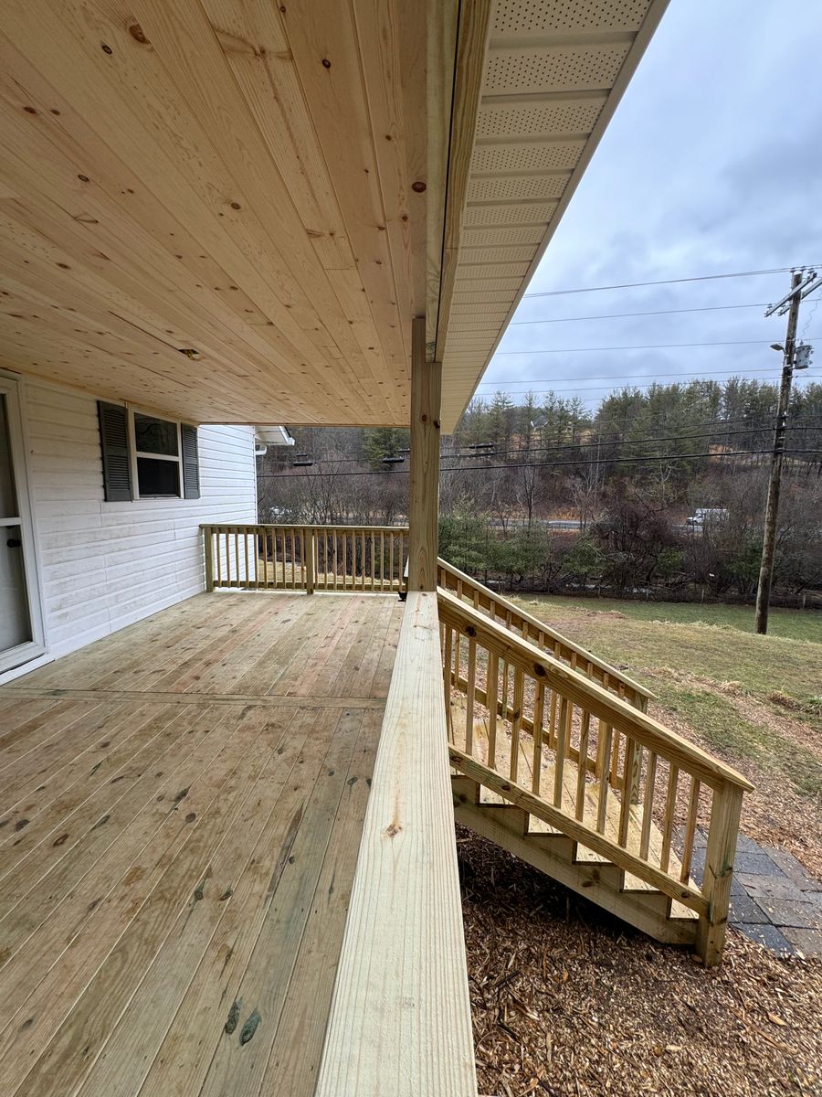Carpentry for Redwood Construction in Asheville, NC
