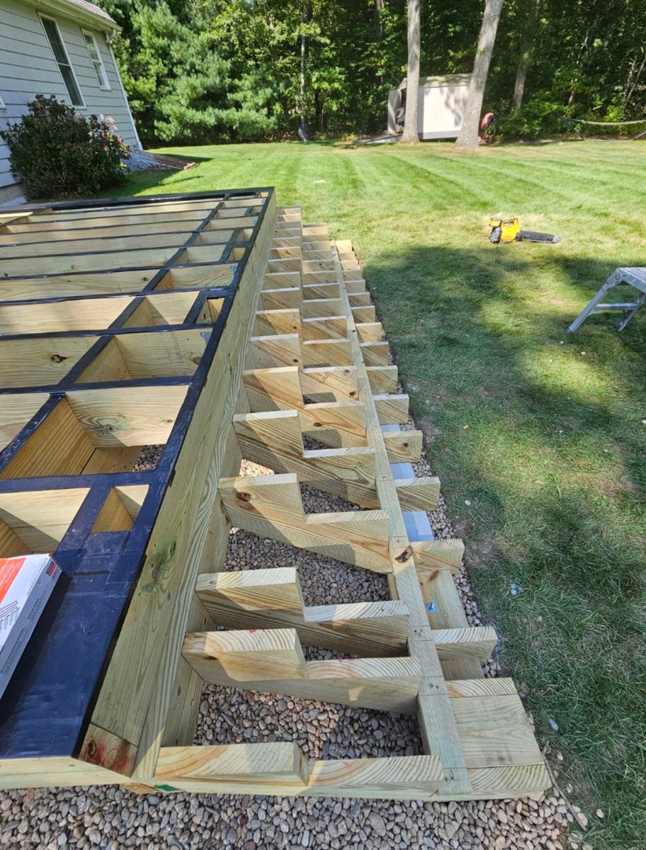 Deck Craftsmanship Services for South Coast Decks LLC in Mansfield, MA