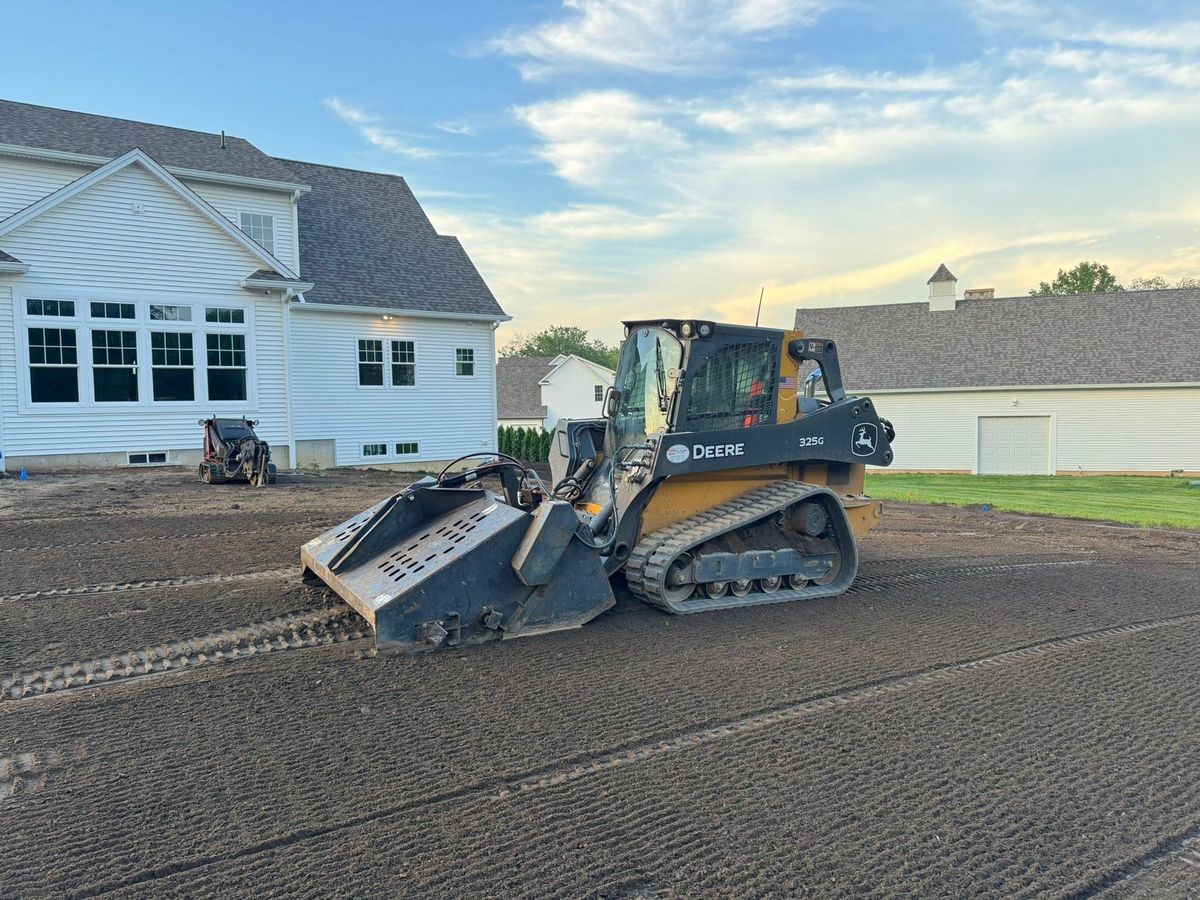 Site Work for Lennon Land Management in Suffield, CT