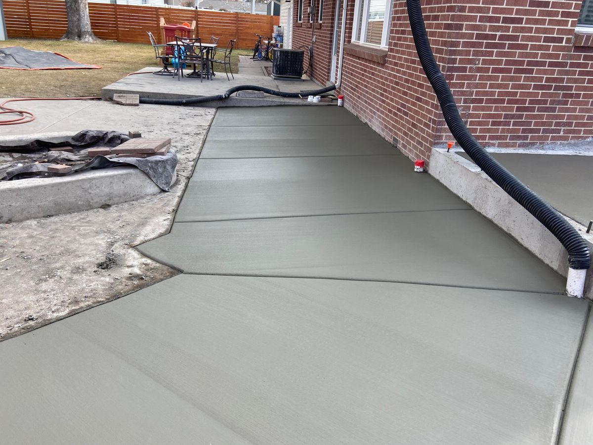 Concrete Slab Construction for Paskco LLC in Tremonton, UT