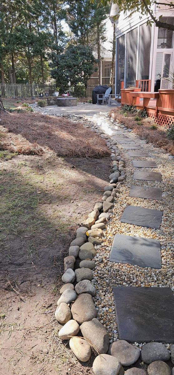 Hardscape for Grand Design Outdoor Enhancements in Raleigh, NC