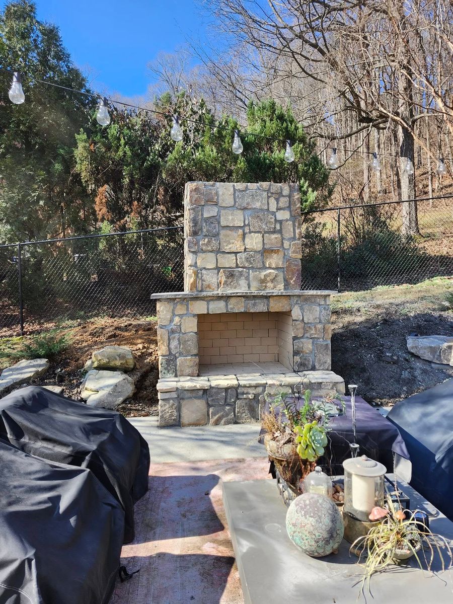 Fireplace Installation for Mr. Concrete Outdoor Services LLC in Nashville, TN